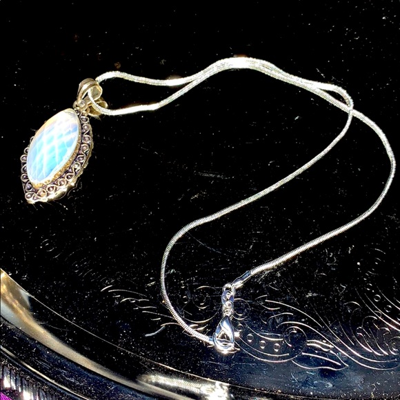 💎Huge Opal Pendant Charm Set in Sterling Silver - Picture 12 of 16